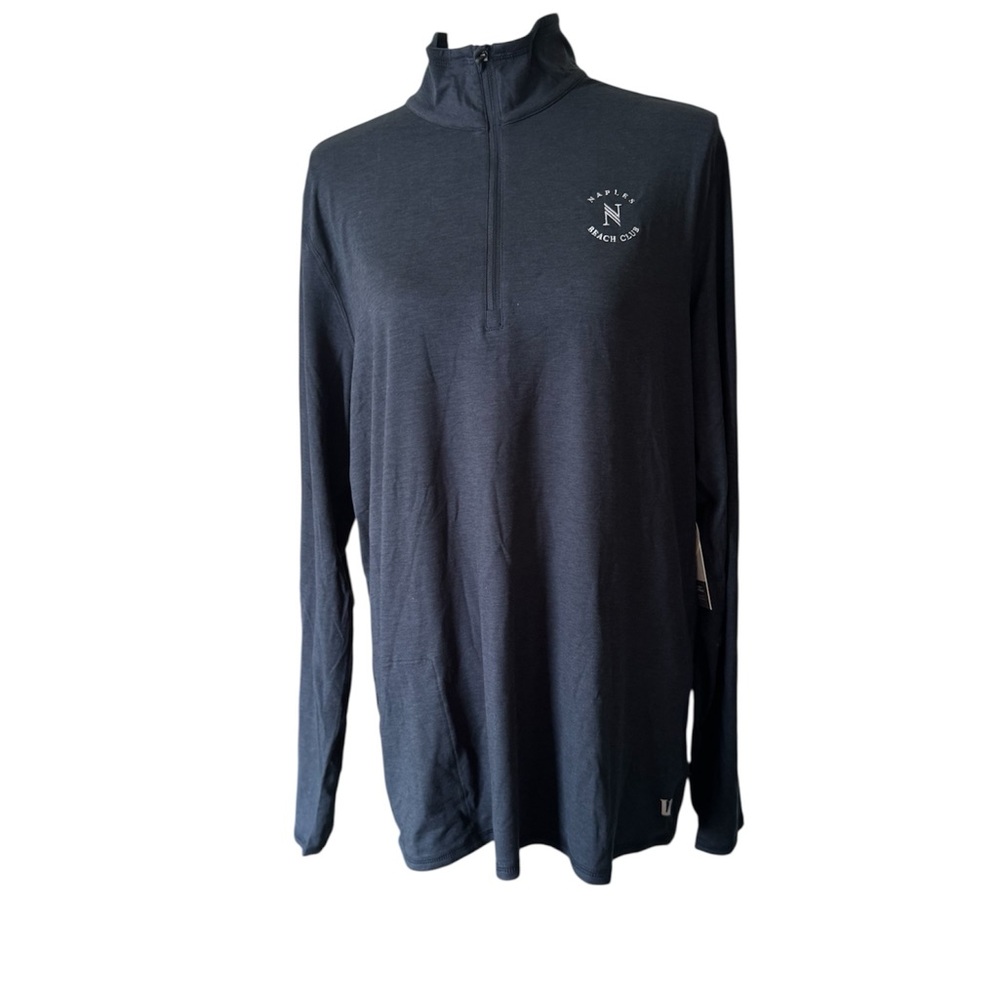 Vuori Charcoal Quarter-Zip Top